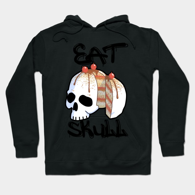 Eat Skull Hoodie by kousnua